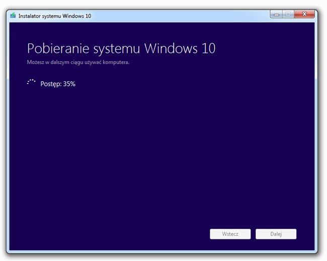 Instalator systemu Windows 10 na pendrive