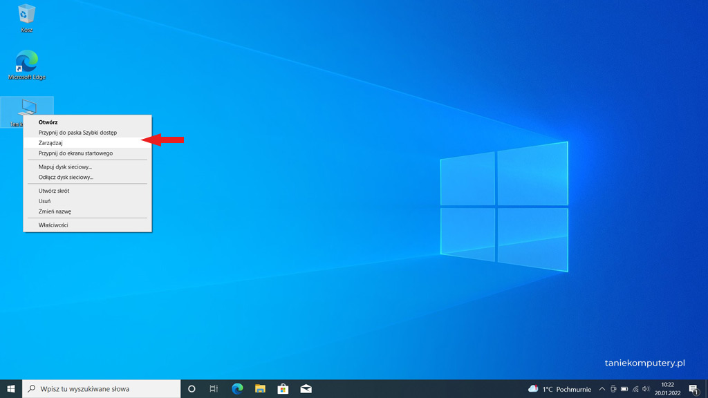 Zarządzanie dyskami w Windows 10