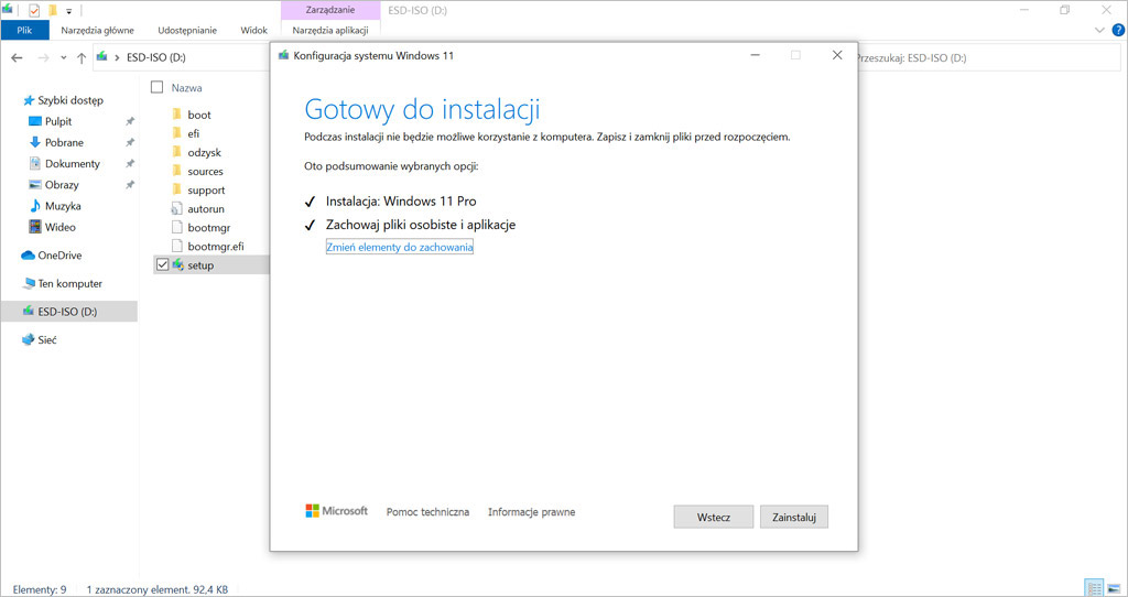 Aktualizacja Windows 10 do Windows 11